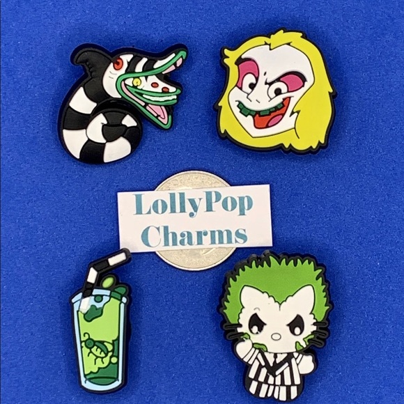 Beetle Juice Shoe Charm Set